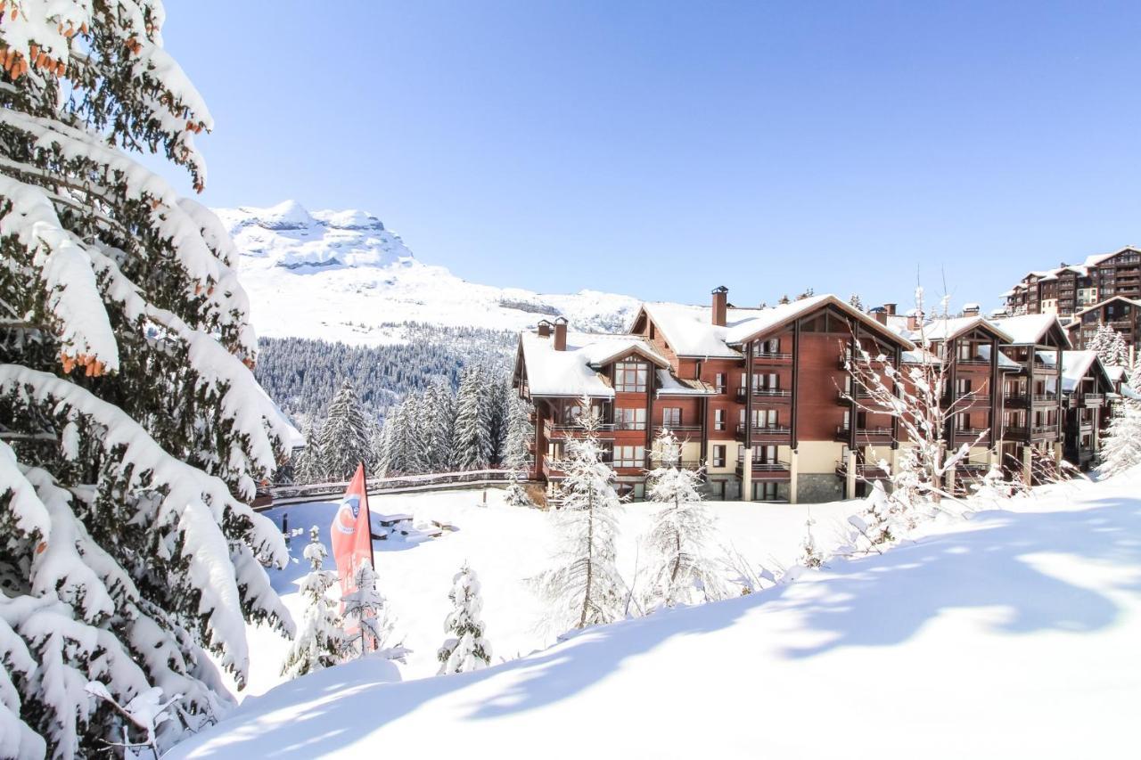 South Facing 2-Bed Apartment With Fireplace, Terrasses Deos Flaine Exterior photo