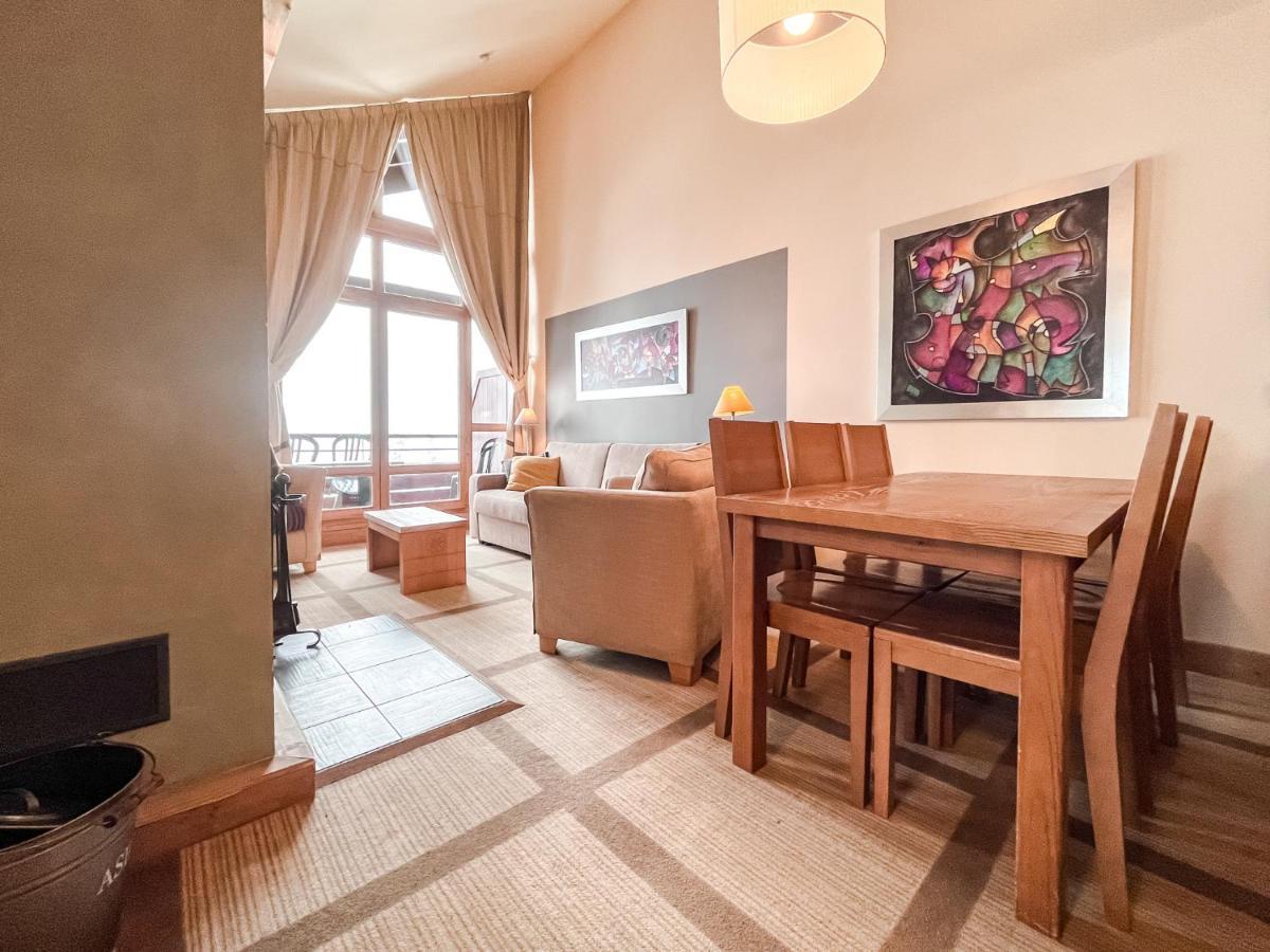South Facing 2-Bed Apartment With Fireplace, Terrasses Deos Flaine Exterior photo