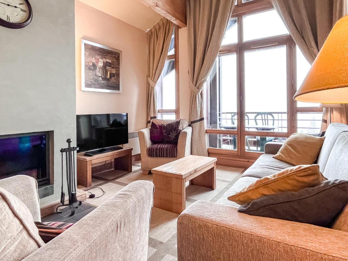 South Facing 2-Bed Apartment With Fireplace, Terrasses Deos Flaine Exterior photo